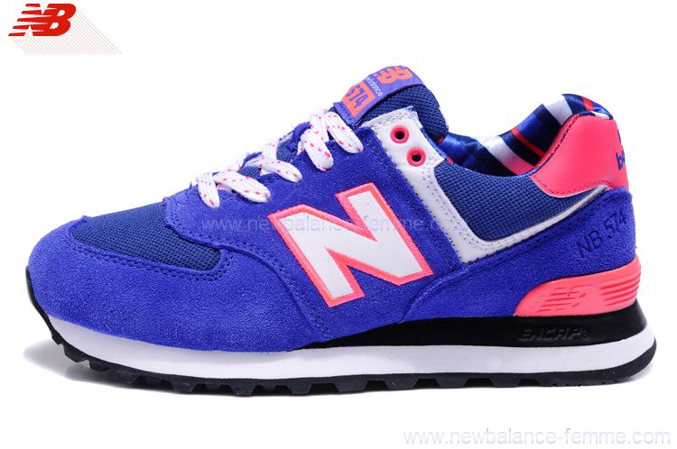 new balance 574 femme bleu et blanc